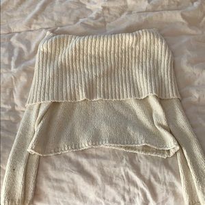 Crop Off the Shoulder Sweater